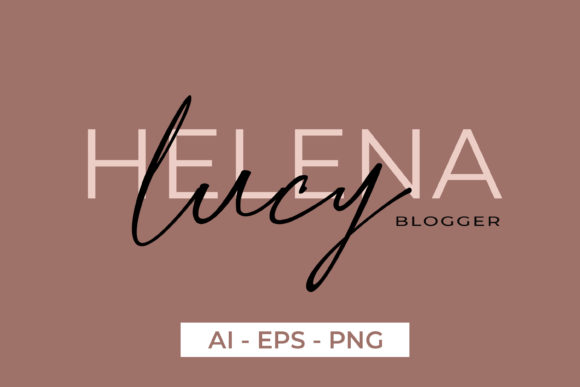 Download Feminine Logo Design, Script Logo - Logo design Collection