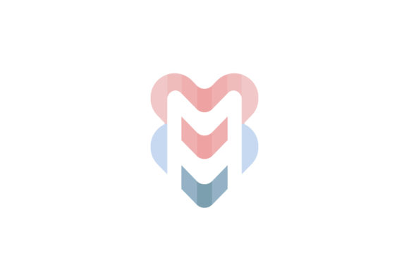 Download MM Love Stacked Geometric Logo - Geometric logo Collection