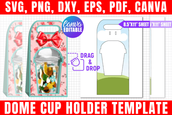 Download Dome Cup Holder Editable Template - Editable template Collection