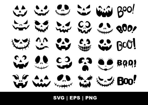 Download Halloween Scary Pumpkin Faces - Faces Collection