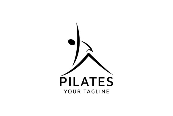 Download Silhouette Pilates Woman Logo Design - Logo design Collection