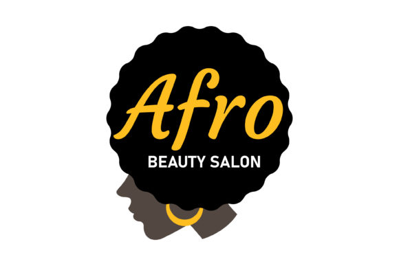 Download Beautiful Afro Hair Woman Logo Design - Logo design Collection